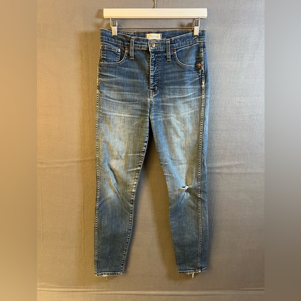 Madewell Women's Skinny Jeans - Light Blue